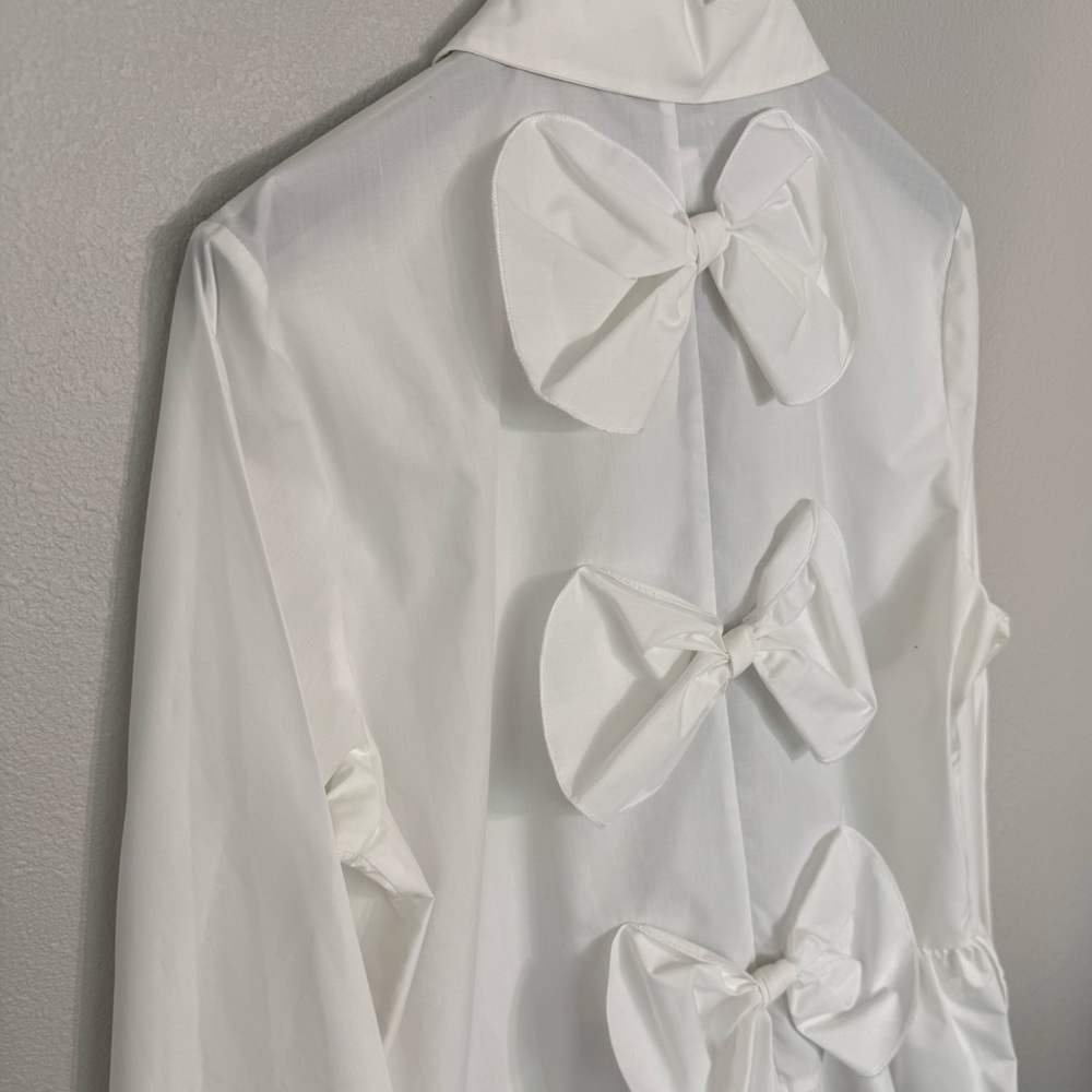 Anthropologie Mare Mare Bow Back Tunic Blouse Women’s Size L - Picture 16 of 16